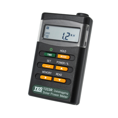 Tes 1333 Solar Power Meter for solar radiation measurement
