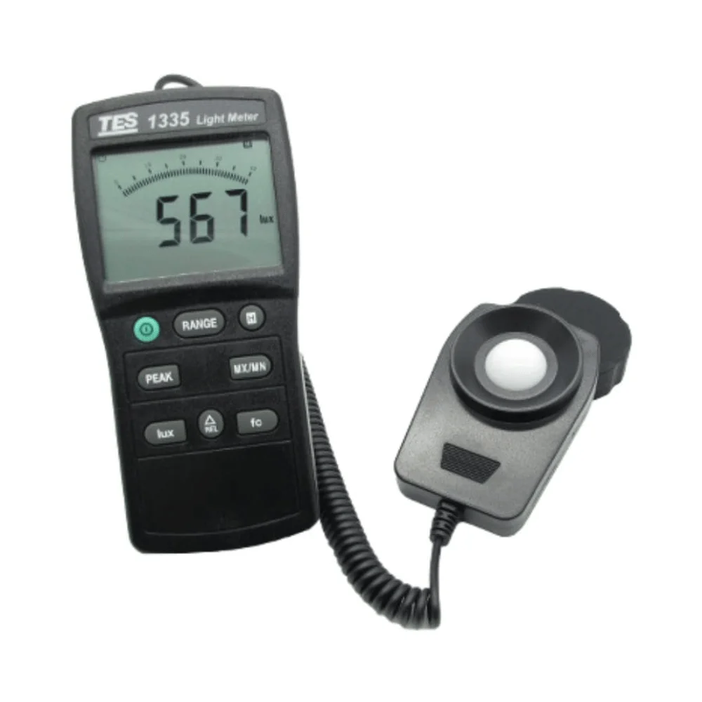 Tes 1335A Light Meter for illuminance measurement
