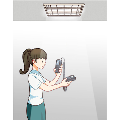 Tes 1336A Light Meter for illuminance measurement
