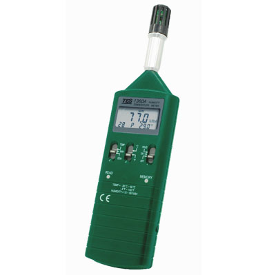 Tes 1360A Temperature and Humidity Meter for environmental monitoring