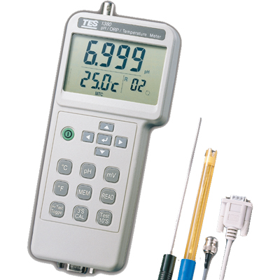Tes 1380 Temperature Meter with K-type thermocouple