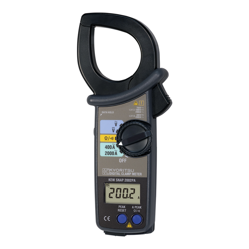 Kyoritsu KEW 2002PA Clamp Meter for AC current measurement