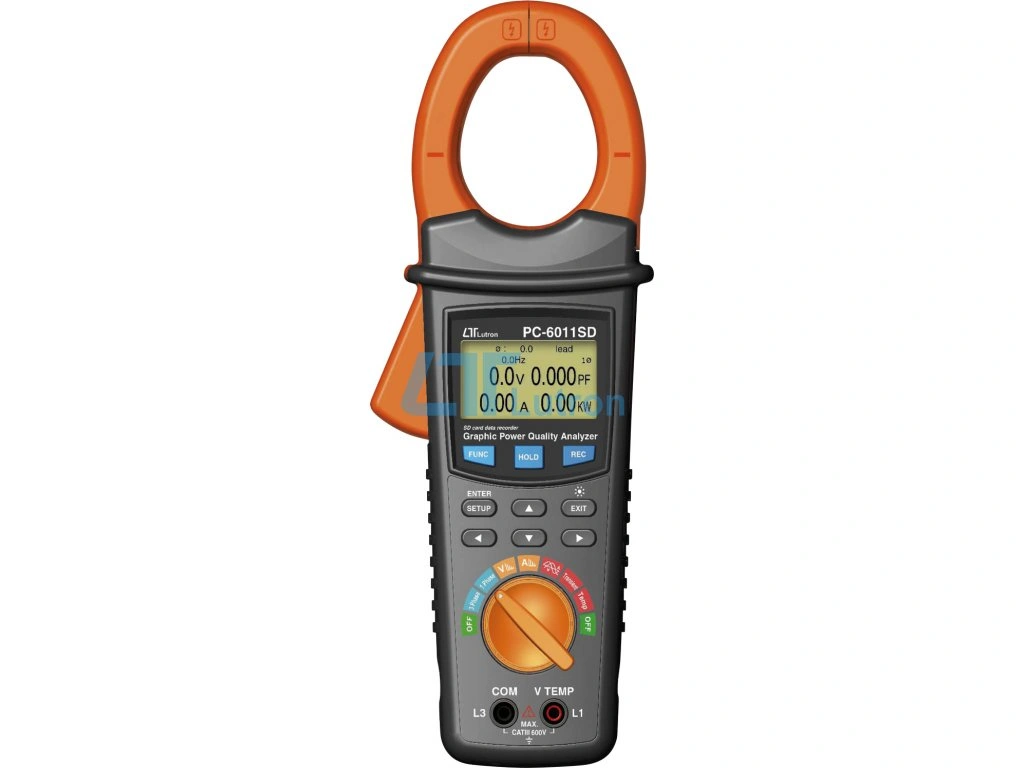 Lutron PC-6011SD Clamp Power Analyzer with data logging