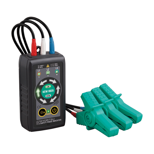 Kyoritsu KEW 8035 Phase Sequence Meter for 3-phase systems