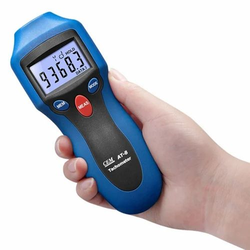 AT-8 Digital Tachometer for RPM and rotational speed measurement