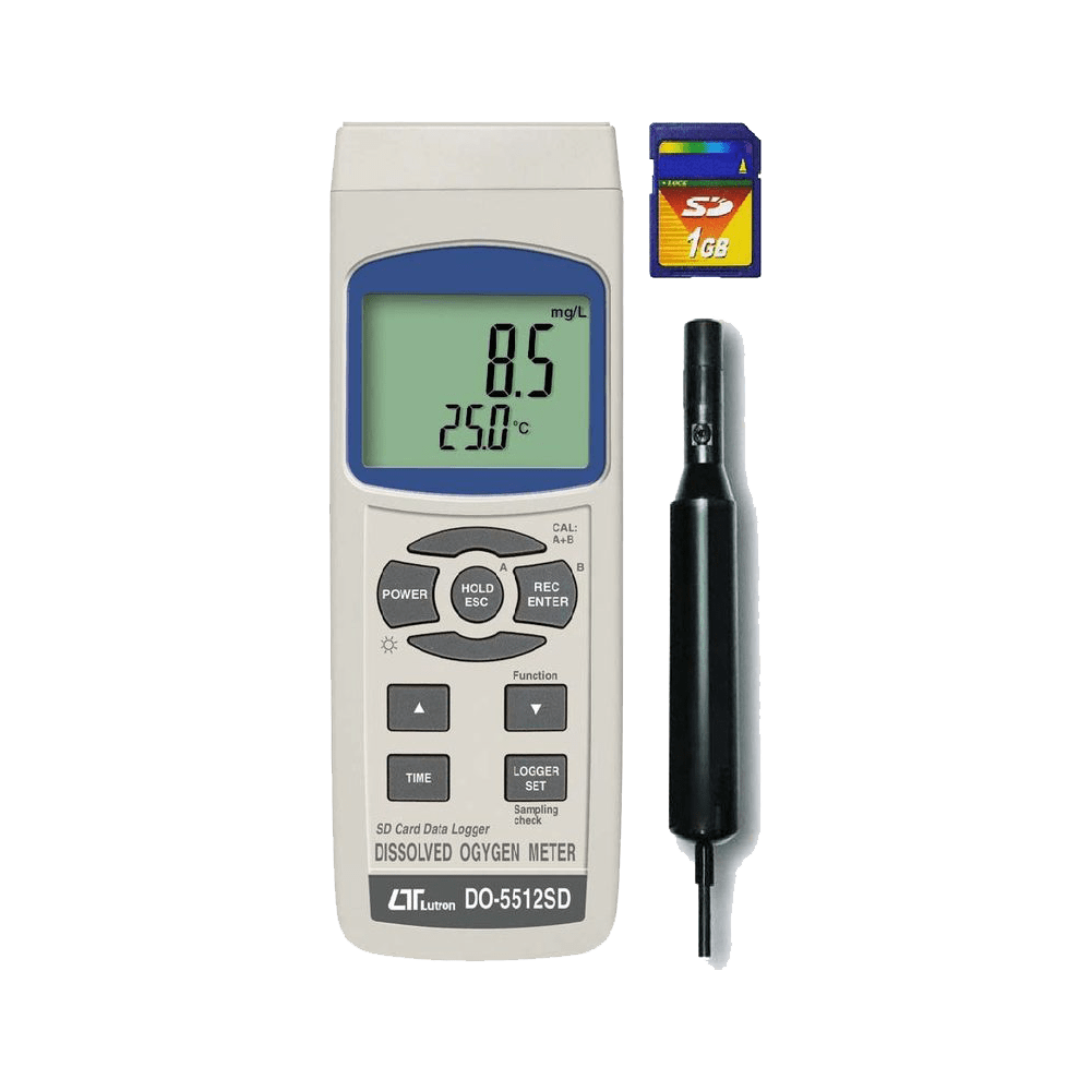 Lutron DO-5512SD Dissolved Oxygen Meter with SD card logging