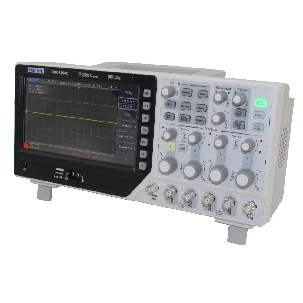 Hantek DSO4204C Digital Oscilloscope for signal analysis
