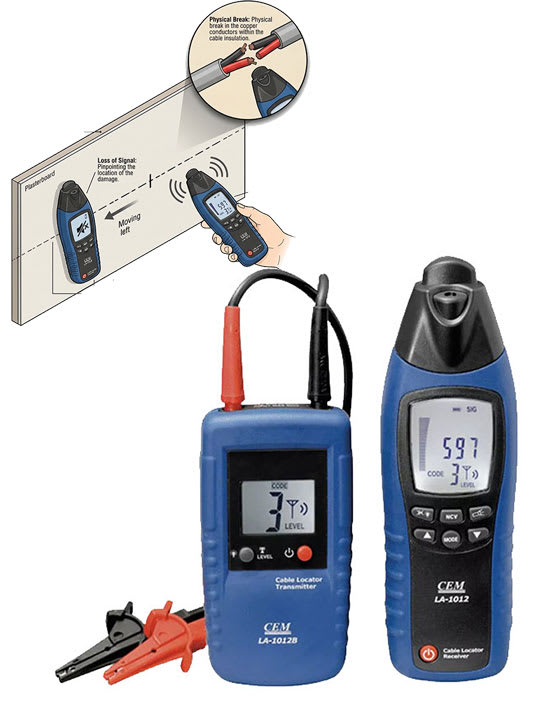 LA 1012B Cable Locator for underground cable and wire tracing