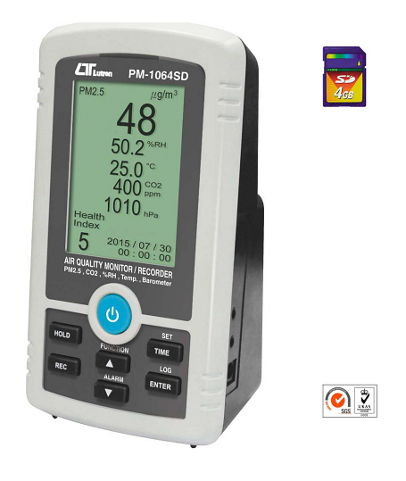 Lutron PM-1064SD Air Quality Monitor with SD card
